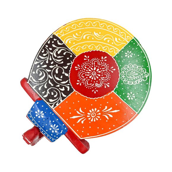 Handcrafted Wooden Elephant Table (10inch) - Picture 2 of 4